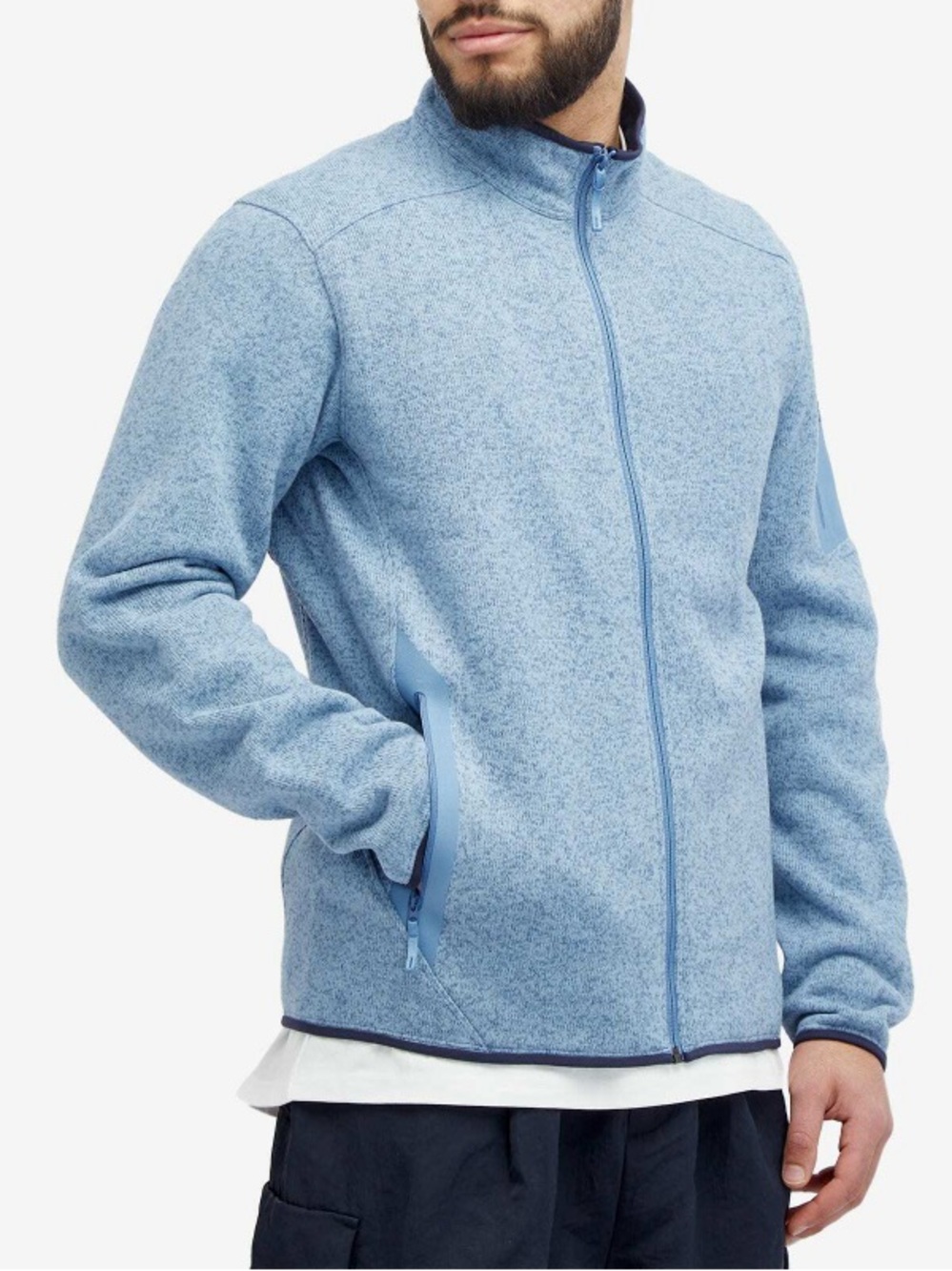 Arcteryx Men’s Covert Cardigan in Stone Wash Heather XL